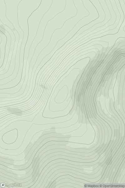 Thumbnail image for Larg Hill [Carrick and Galloway] [NX424757] showing contour plot for surrounding peak